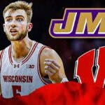 Badgers forward Tyler Wahl looks to be ready to go for Wisconsin's matchup with James Madison in the NCAA Tournament
