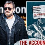 Ben Affleck, The Accountant poster, Amazon MGM Studios logo