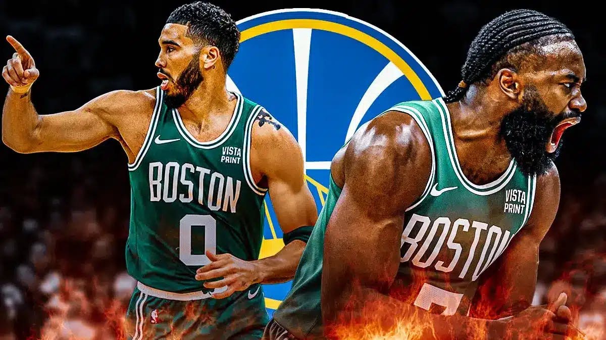 Warriors, Celtics stars Jayson Tatum and Jaylen Brown
