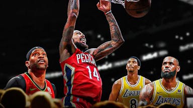 Pelicans' Brandon Ingram, LeBron James, Kobe Bryant, Vince Carter