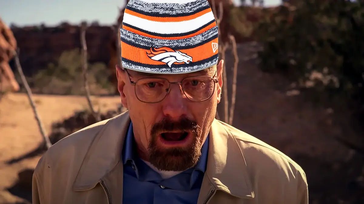 Walter White with Broncos beanie
