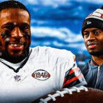 Photo: Nyheim Hines in action in Browns jersey, Nick Chubb beside him