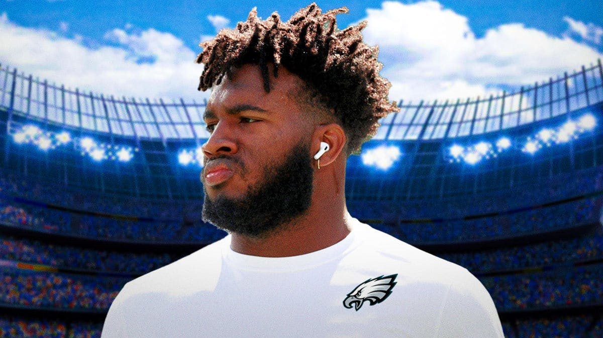 Newly signed Philadelphia Eagles defensive end Bryce Huff