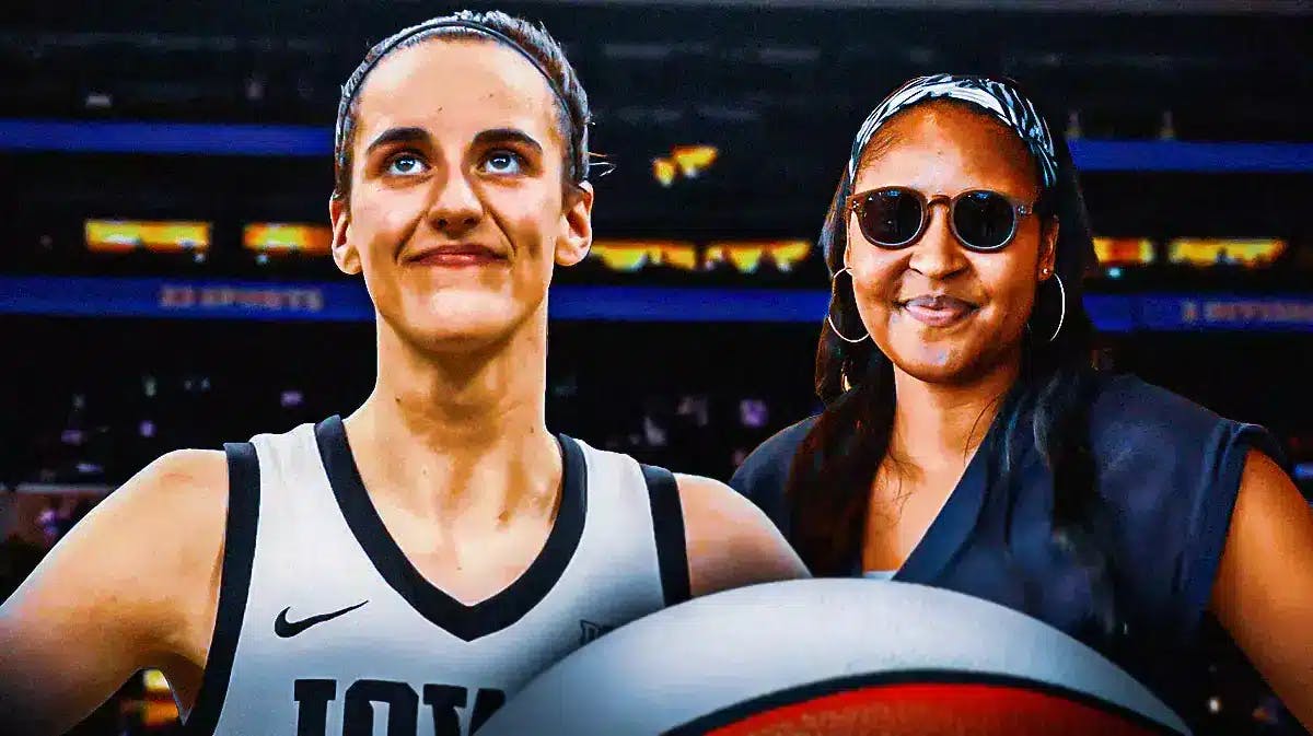 - Iowa women’s basketball player Caitlin Clark, and former WNBA player Maya Moore