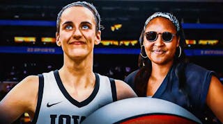 - Iowa women’s basketball player Caitlin Clark, and former WNBA player Maya Moore