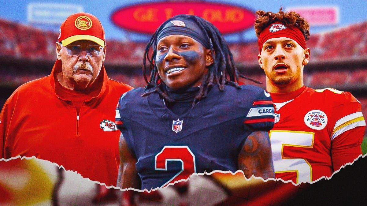 Chiefs Andry Reid and Patrick Mahomes with Hollywood Brown after NFL Draft revelation