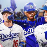 Photo: Shohei Ohtani, Mookie Betts, Freddie Freeman, Will Smith, all in action in Dodgers jerseys