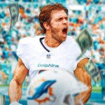 Dolphins' Braxton Berrios surrounded by money