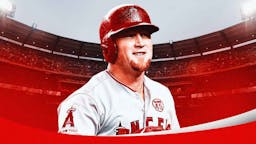 Photo: Kole Calhoun in action in Angels jersey