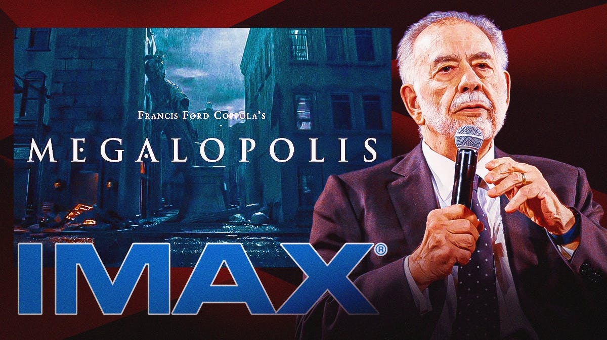 Francis Ford Coppola, Megalopolis image, IMAX logo