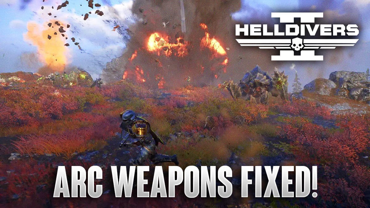 Helldivers 2 Update Fixes Freezing From Arc Weapons