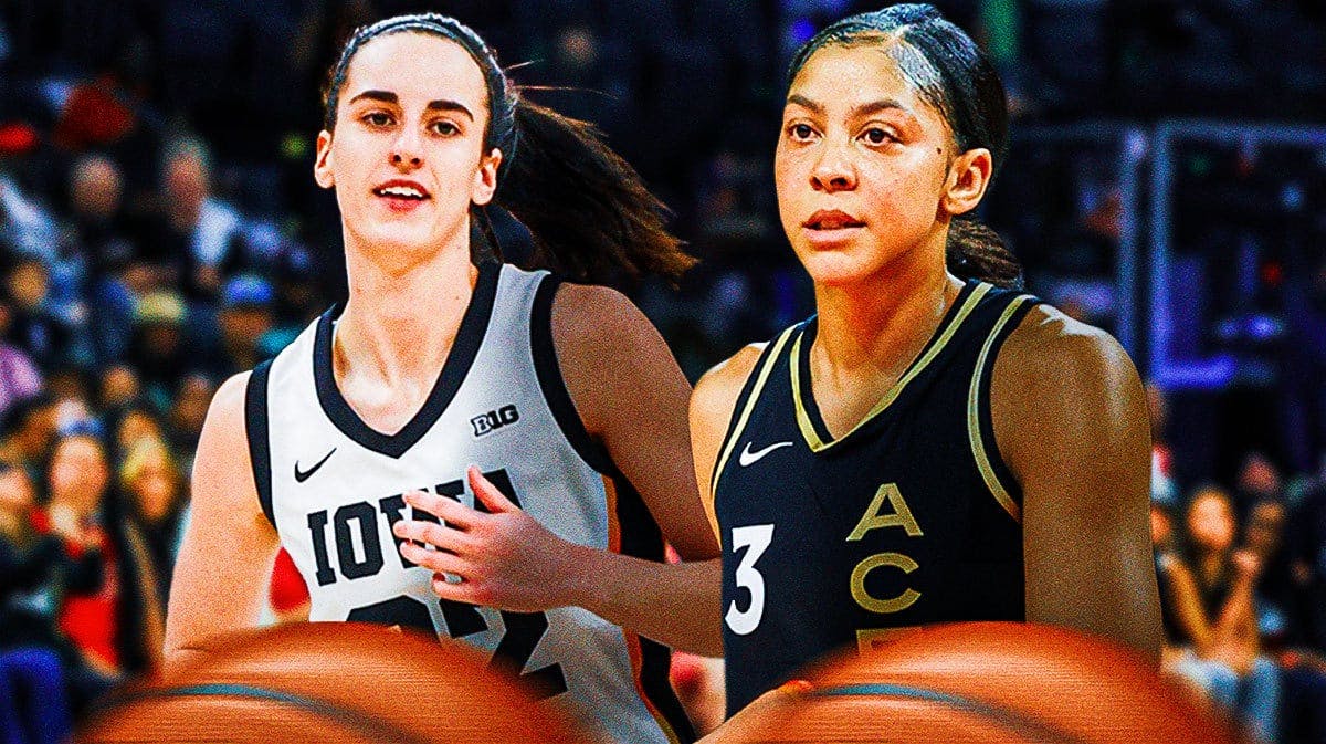 Iowa women’s basketball player Caitlin Clark, and WNBA Las Vegas Aces player Candace Parker