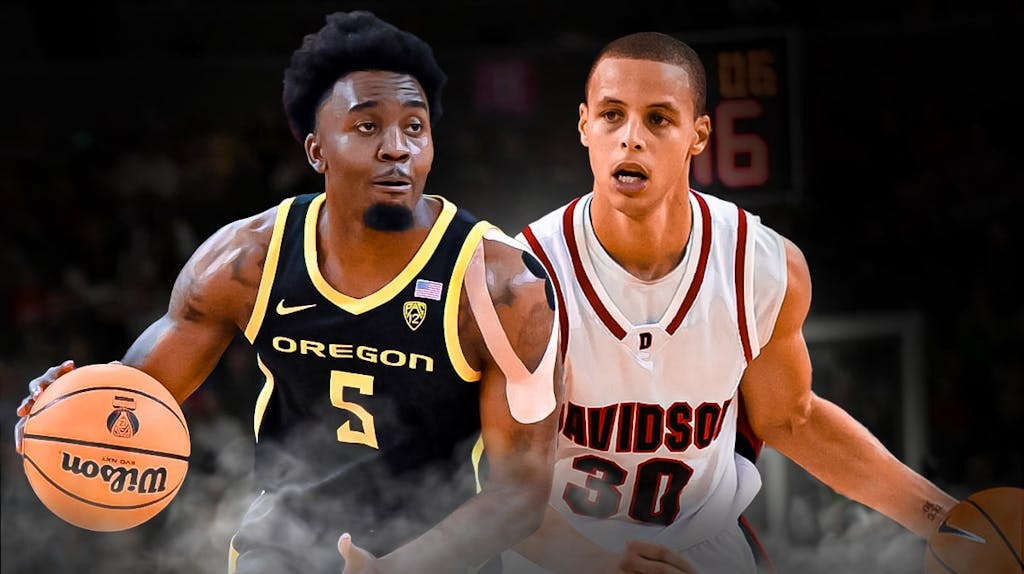 Oregon basketball star Jermaine Couisnard, Stephen Curry from his Davidson Days