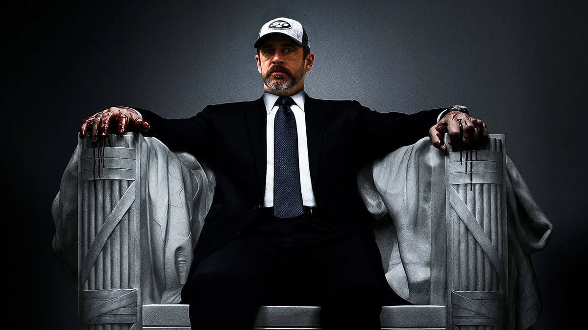 Aaron Rodgers (Jets) as Kevin Spacey in House of Cards