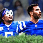 Colts' quarterbacks Anthony Richardson and Joe Flacco