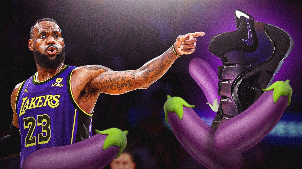 LeBron James Nike LeBron 4 'Eggplant'