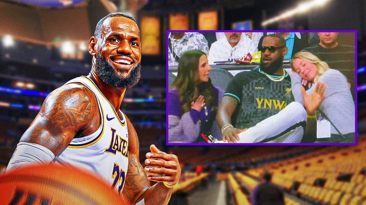 LeBron James's discussion with Jeanie Buss and Linda Rambis has gone viral, and it seems that their conversation can be deciphered.