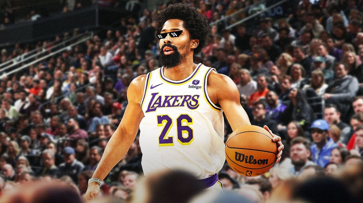 Spencer Dinwiddie (Lakers) with deal with it shades