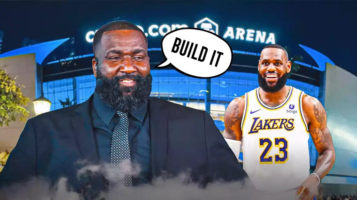 Kendrick Perkins wants the Lakers to build the LeBron James statue