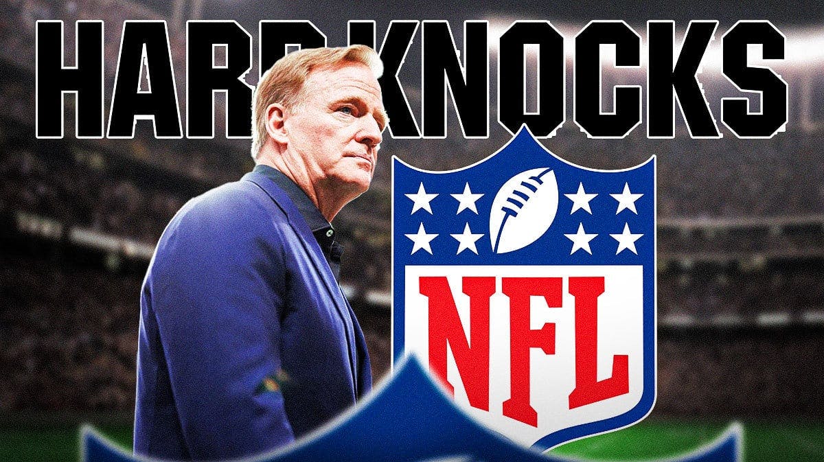 NFL logo, Hard Knocks logo, Roger Goodell