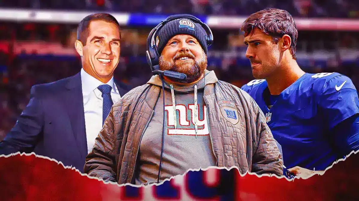 Giants Joe Schoen, Brian Daboll and Daniel Jones