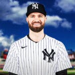 Jon Berti in a Yankees uniform