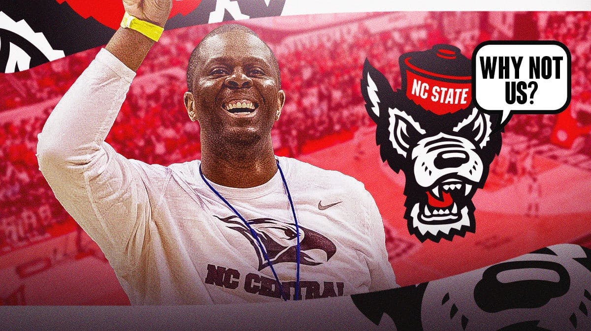 North Carolina Central head basketball coach LeVelle Moton set the record straight on the "Why Not Us" catchphrase that NC State picked up