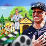 Aaron Judge and Rubble from Paw Patrol (with actual image from the show released)