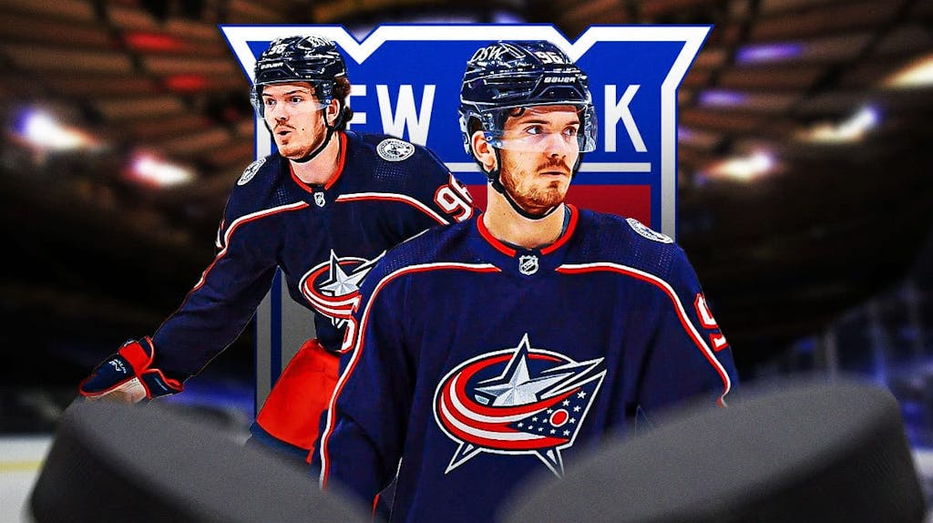 Jack Roslovic heading to the Rangers from the Blue Jackets at the NHL Trade Deadline.