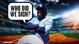 Rays' Randy Arozarena saying the following: Who did we sign?