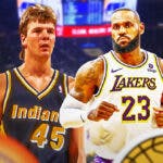 Rik Smits, LeBron James, Indiana Pacers, Los Angeles Lakers
