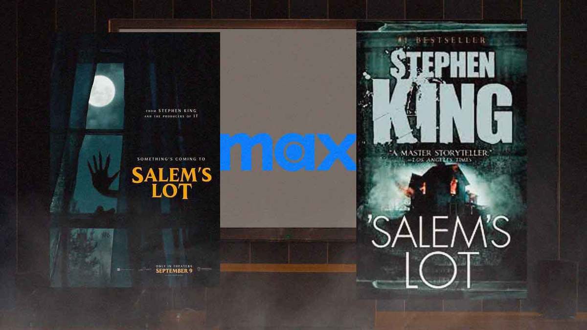 Salem's Lot movie poster and book cover, Max logo