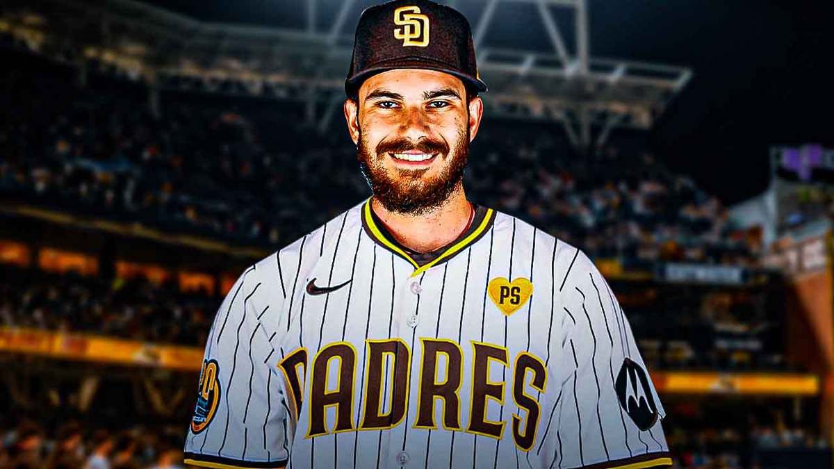 Dylan Cease in Padres jersey