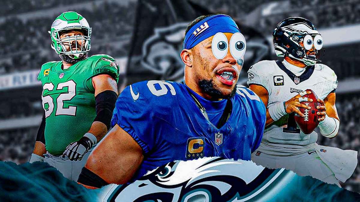 Nick Sirianni mentee Jalen Hurts with Eagles NFL Free Agency acquisition Saquon Barkley and Jason Kelce