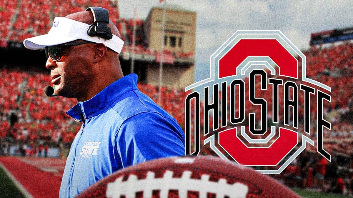 Tennessee State head coach Eddie George quickly shut down rumors about him leaving to become the running backs coach at Ohio State