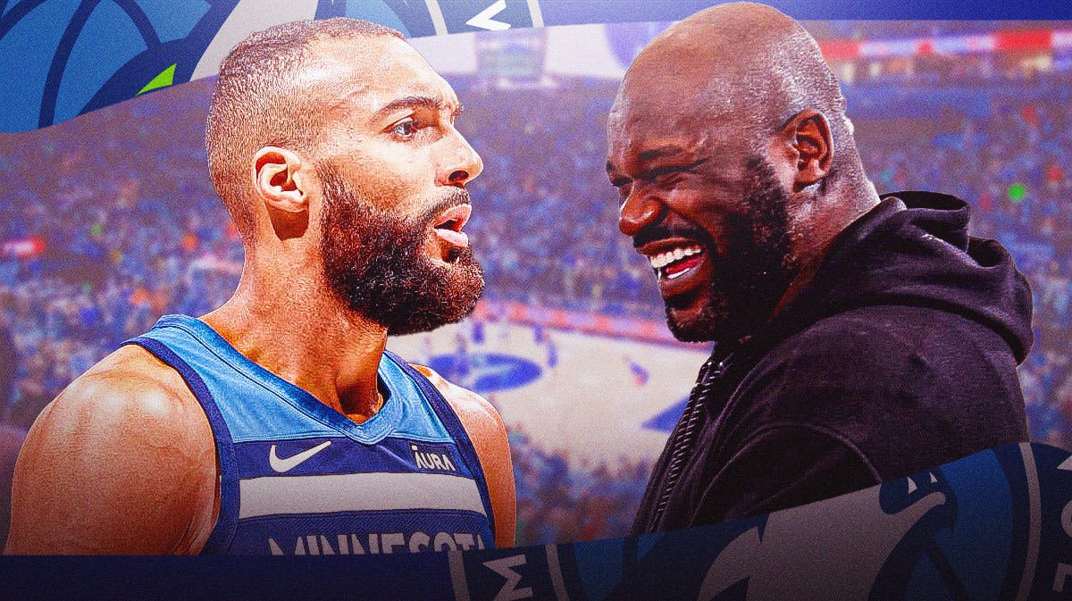 Timberwolves' Rudy Gobert and Shaquille O'Neal