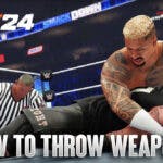 WWE 2K24 How to Throw Weapons at Opponents