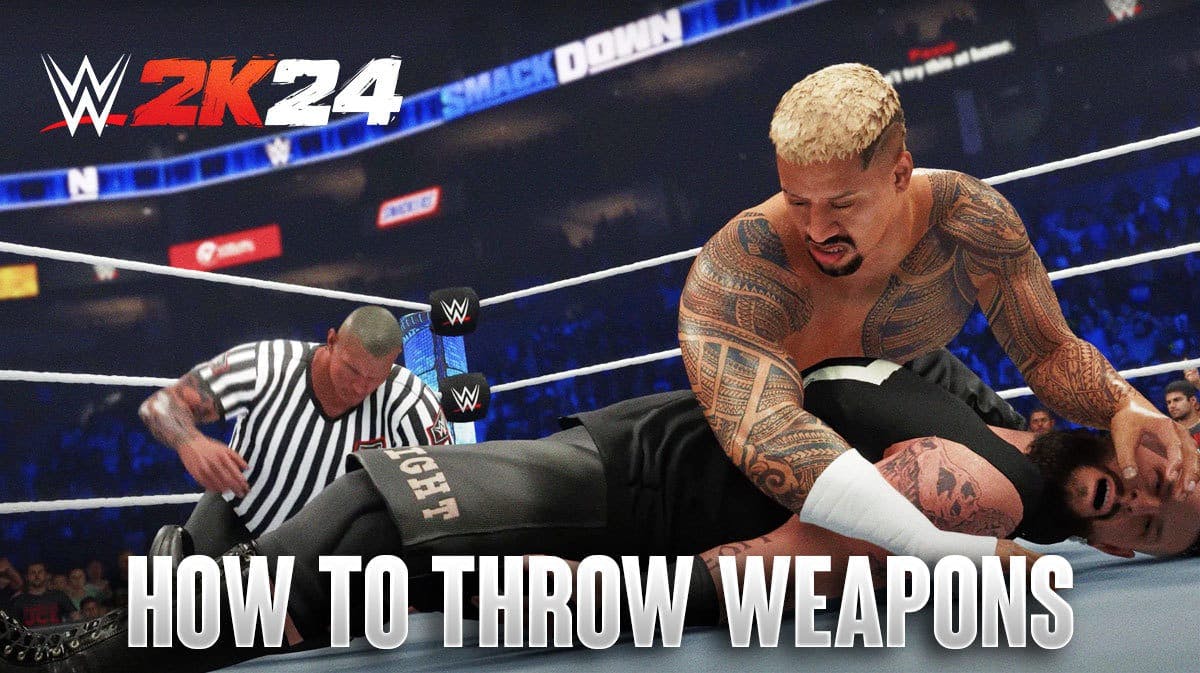WWE 2K24 How to Throw Weapons at Opponents