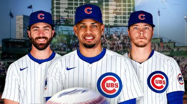 Cubs Dansby Swanson, Christopher Morel, Justin Steele