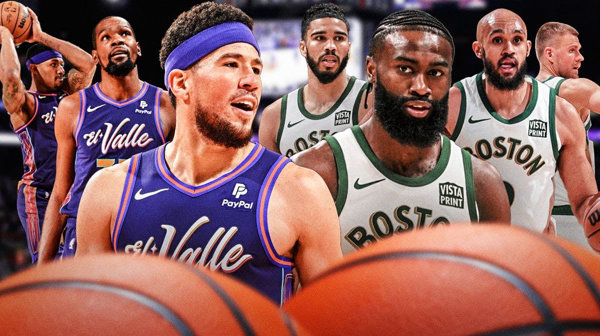 Phoenix Suns Big 3 of Bradley Beal, Kevin Durant and Devin Booker up against the Celtics' four-man lineup with Jayson Tatum, Jaylen Brown, Derrick White and Kristaps Porzingis