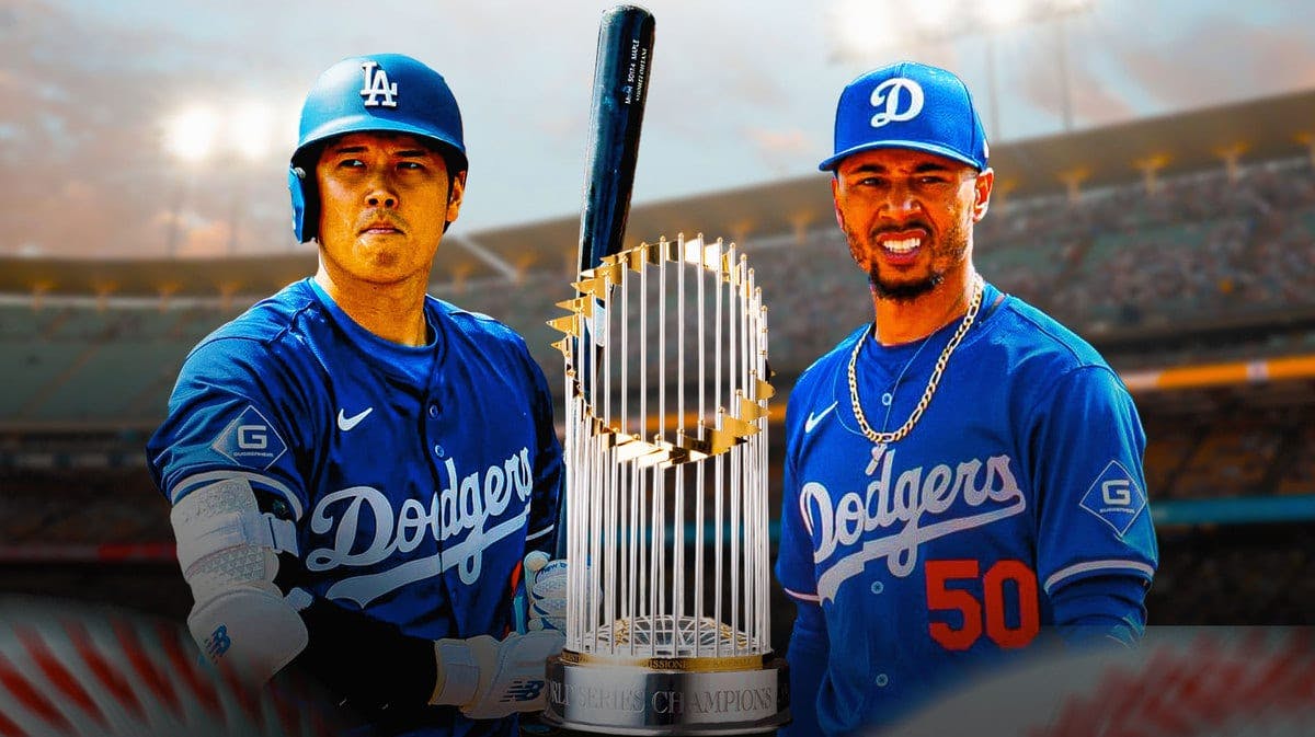Dodgers Yoshinobu Yamamoto and Tesocar Hernandez teammates Shohei Ohtani and Mookie Betts