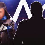 Cody Rhodes head on Darth Vader’s body next to the blacked-out silhouette of Paul Heyman with the WWE logo as the background.