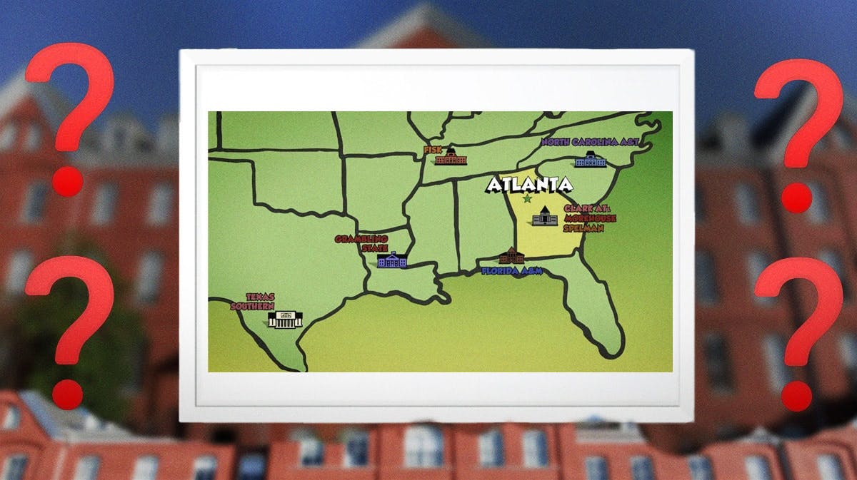 In a portion of 'Freaknik: The Wildest Party Never Told' they showed an HBCU map but several southern HBCUs were missing leading