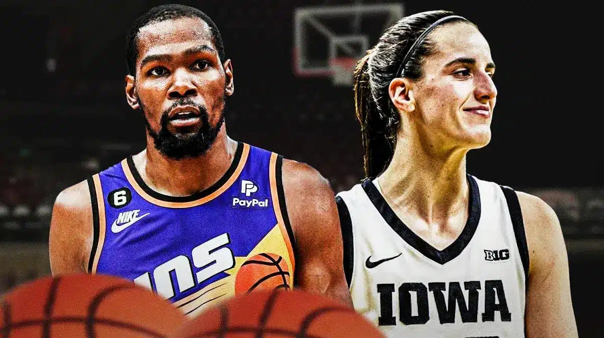 evin Durant and Iowa women’s basketball player Caitlin Clark