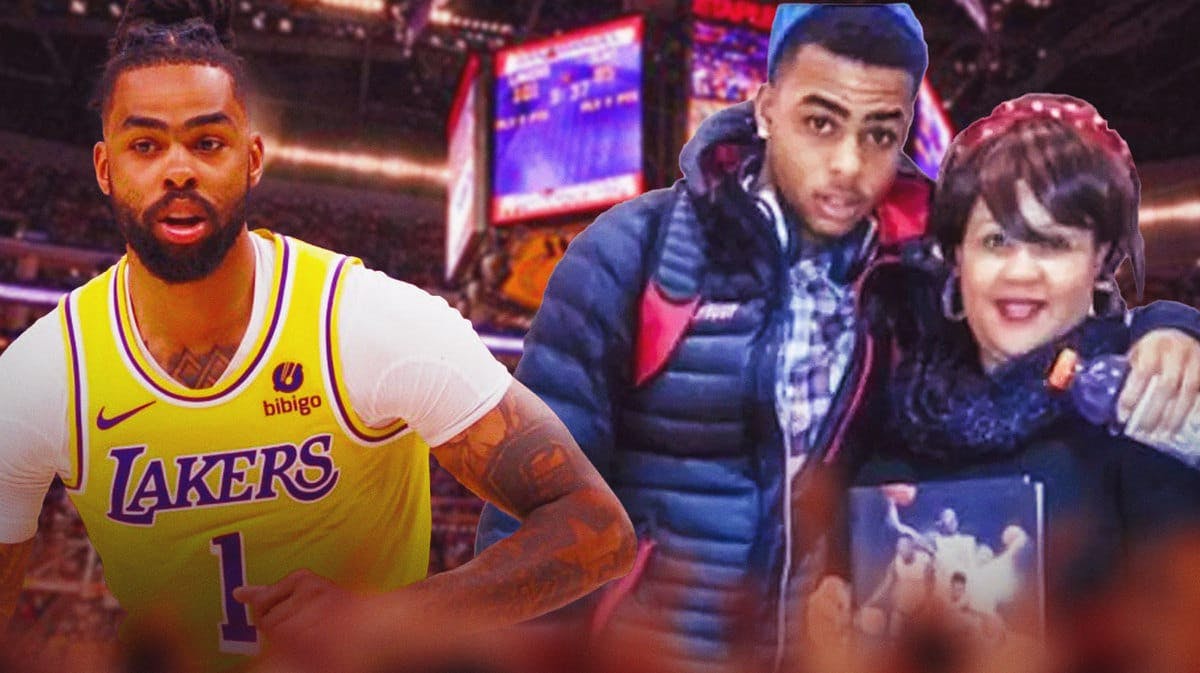 Lakers guard D'Angelo Russell gave a heartwarming tribute to his Mom after his monster 44-point game vs. the Bucks on Friday night.