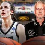 Iowa women’s basketball player Caitlin Clark, and sports podcaster Bill Simmons