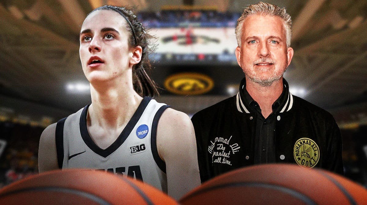 Iowa women’s basketball player Caitlin Clark, and sports podcaster Bill Simmons