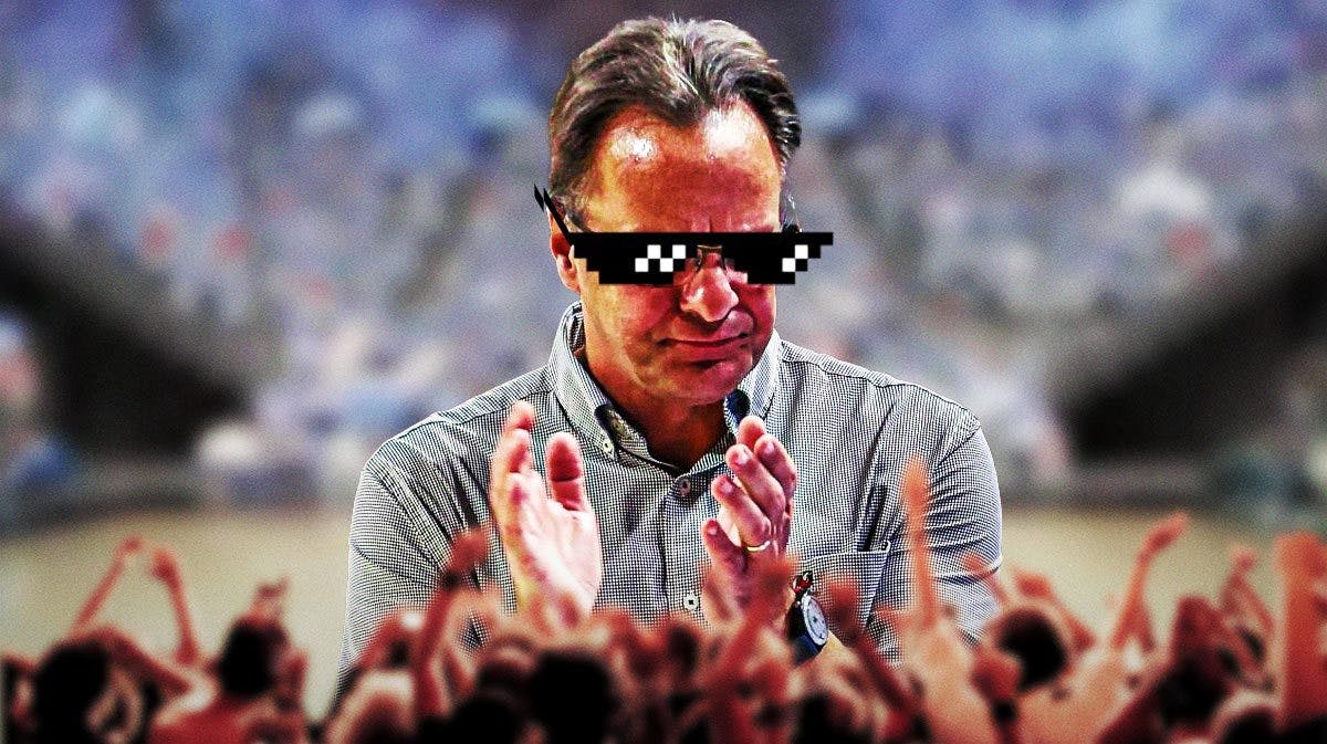 Tom Crean (Former Indiana Hoosiers/Georgia Bulldogs basketball head coach) with deal with it shades