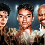 Michael Jackson, Jaafar Jackson, and Antoine Fuqua.