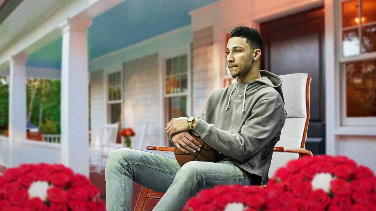 Nets forward ben Simmons retired in a rocking chair